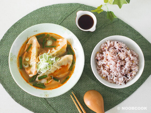 Spicy Gyoza Soup Recipe