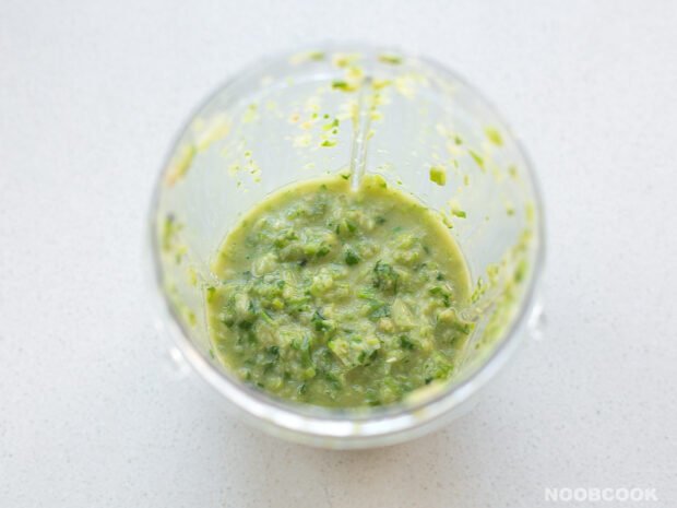 Green Onion Sauce (After Blend)