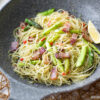 Asparagus & Bacon Aglio Olio Recipe