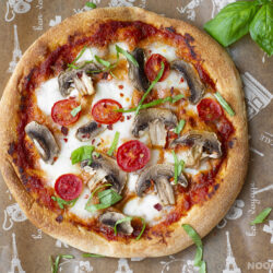 Mushroom Margherita Mini Pizza Recipe