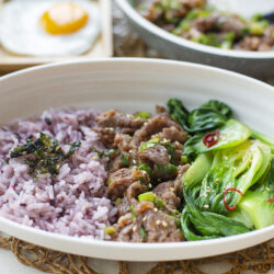 Purple Rice Bulgogi Bowl Recipe