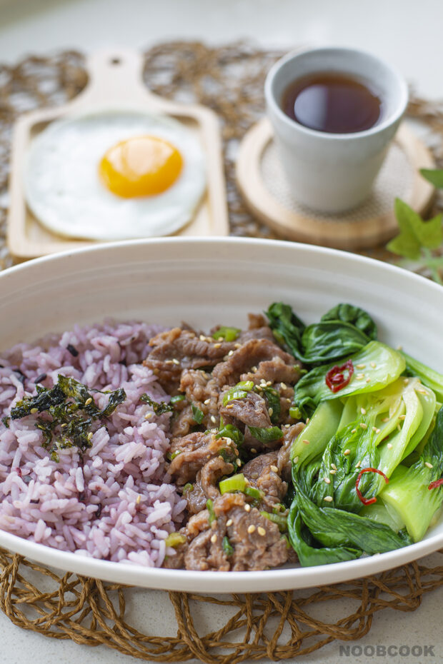 Purple Rice Bulgogi Bowl Recipe
