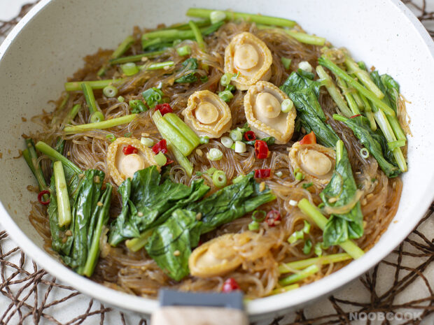 Baby Abalone Glass Noodles Recipe