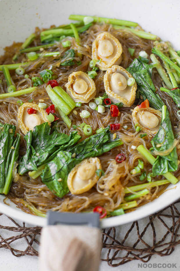 Baby Abalone Glass Noodles Recipe